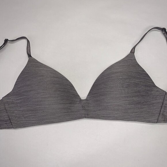 Victoria's Secret Gray Space Dye Underwire Bra 32C - Picture 1 of 3